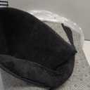 Amearea Modern Area Rugs for Bedroom Living Room, 4x6 Feet Black Thickened Memory Foam Rug, Fluffy Indoor Washable Rugs Non Slip Minimalist Carpet for Kids Boys Girls Dorm Nursery Room Decor