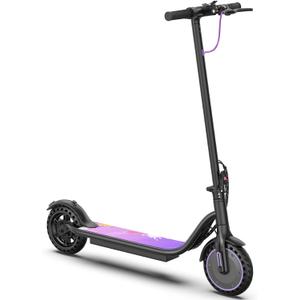 Electric Scooter, 350W/500W Powerful Motor, 15-31 Miles Range, 8.5"/10" Tires, 19/22 MPH Max Speed, Commuting Electric Scooter with Dual Suspension, E-Scooter with Dual Braking System