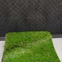 Ottomanson Artificial Grass Puppy Potty Training Pad with Tray, 15" x 30" Reusable Pee Pad for Small Pets and Dogs