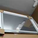 Led Mirror for Bathroom, 30x40 Bathroom Vanity Mirror for Wall with Light, IP54 Enhanced Anti-Fog, Dimmable 3 Colors, Memory Function, Backlit and Front Lit, Shatter-Proof Glass, Plug-in/Hardwired