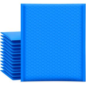 UCGOU Bubble Mailers 7.25x12 Inch Blue 25 Pack Usable Size 7.25x11 Padded Envelopes Small Business Opaque Packaging Self Seal Waterproof Boutique Bulk Shipping Bags for Jewelry Makeup Supplies #1