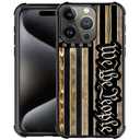 DAIZAG Compatible with iPhone 16 Pro Max Case,All-Round Protection Shockproof Anti-Scratches TPU Cover,Cases for Man Woman-We The People USA Flag Wood Grain American Flag