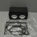 Stage Lights, 120W COB Spotlights LED Par Can Blinder Lights, 2 in 1 Cool White & Warm White DMX512 Sound Activated Audience Uplights for Events Party Wedding Theater Church Concert Dance 1Pc