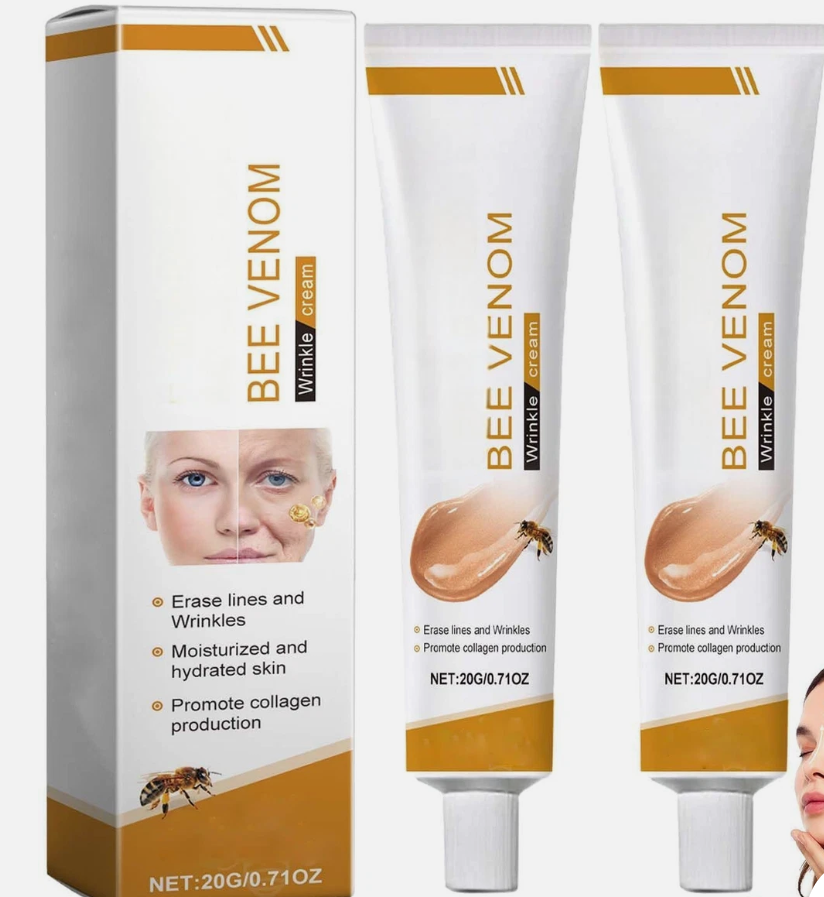 Pack of 2 Miehoous 2Pcs Bee Venom Cream Wrinkle Removal & Firming,Moisturizing,Lifting & Recovery for All Skin Type,AntiAging Bee Venom Cream,Face Cream Moisturiser, EXP12/30/2027