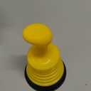 Meadow Lane Small 7" Sink Plunger - Mini Clog Remover for Kitchen & Bathroom Sink Drains - Hand Ergonomic, Space-Saving & Powerful Suction - Universal Fit for Home or Commercial Use, Yellow (1 Pack)