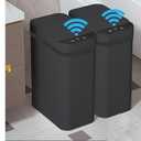2 PACK - Touchless Bathroom Trash Can - Skinny Motion Sensor Trash Bin