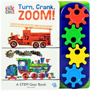 World of Eric Carle, Turn, Crank, Zoom! A STEM Gear Sound Book - PI Kids World of Eric Carle, Turn, Crank, Zoom! A STEM Gear Sound Book - PI Kids