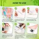 Kinoki Foot Pads for Your Health Care  10 Premium Natural Foot Patches  Adhesive Foot Pads for Foot Pain Relief  Eliminator Unpleasant Odors of Feet  Stick on Foot Pads