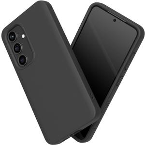 RhinoShield Case Compatible with [Galaxy S24] | SolidSuit - Shock Absorbent Slim Design Protective Cover with Premium Matte Finish 3.5M / 11ft Drop Protection - Classic Black
