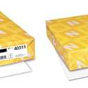 Neenah Paper Exact Index Card Stock 250 Sheets, 90lb & Exact Vellum Bristol 250 Sheets, 67lb, 8.5" x 11", White