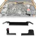 Mabett Engine Bay Wire Harness Bracket Kit for Ford Bronco 2021-2024 2.3L, No Drilling Installation, Carbon Steel for Bronco Accessories 2/4 Door (Nor for 2025 and 2.7L Engine)