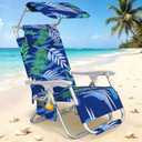 Suteck Zero Gravity Backpack Beach Chair with Canopy for Adults, Oversized