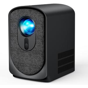 Wireless Mini Projector with WiFi and Bluetooth 5G, Portable Projector Support 4K Movie Video Projection, Electric Focus 350ANSI Phone Projector Home and Outdoor Cinema with HDMI Cable