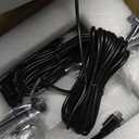 Solar Panel for Ring Camera/Wyze Cameras, 8W Solar Charger Compatible with Stick Up Cam Pro/Plus & Spotlight Cam (Battery) Plus/Pro - Waterproof, 16ft Long Cable, DC3.5mm & USB C Ports, Black