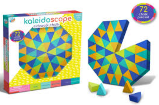 72PC Jumbo Kaleidoscope Chalk 2 Packs