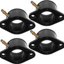 Caltric Complete Right Left Intake Carburetor Holders Compatible with Kawasaki Kz650B Kz650 C 1977 1978 1979