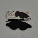 3D Sleep Mask with Travel Storage Bag  Blackout Eye Mask for Sleeping, Side Sleepers & Travel  Soft Memory Foam, Adjustable Strap, Lightweight & Comfortable Fit