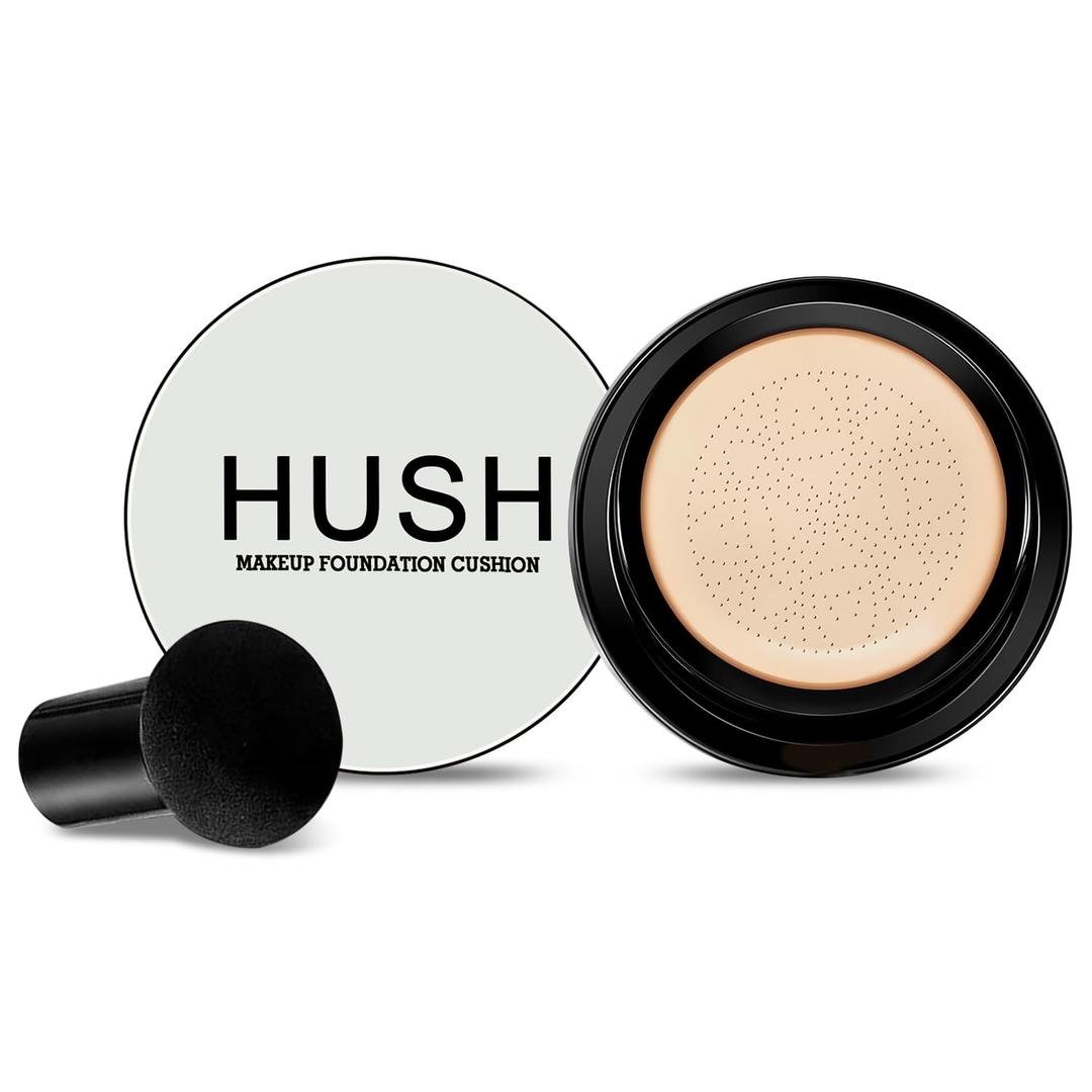 Natural Glow - Ideal for Light/Medium Complexions,Luvie Glow Foundation, Mushroom Head Air Cushion CC Cream - BB Cream Foundation for Older Women (Natural)