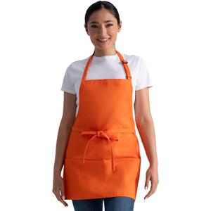Chef Works Unisex Three Pocket Apron (Tangerine)