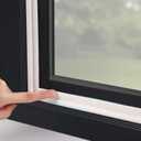 MOPMS Window Seal Strip Door Draft Stopper, Self Adhesive Weather Stripping for Window & Door Insulation, Soundproof Cuttable Door Sweep 32.8 Ft (5 Pcs x 6.56 Ft), White