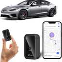 Mini GPS Tracker for Vehicles,Portable Real Time Magnetic GPS Tracking Device for Car, Full Global Coverage Location Tracker for Kids,Trucks/Person,No Subscription Required/No Monthly Fee