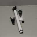 1 Pack Rerishom Door Security Bar, Door Stoppers Security bar,Heavy Duty Door Lock Security Door Jammer Door Stopper for Apartment, Hotel Room,Screen Door Hardware, Gate Lock Bar (White)