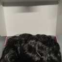 Deep Water Wave Headband Wig for Black Women Loose Wave Synthetic Wig with Headband Attached Glueless None Lace Frontal Curly Wig 20 inch 150% Density 1B/Gray