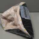 Burbuja Daisy on Beige Round Storage Basket with Cotton Rope Handles, Laundry Basket for Blankets, Nursery, Living Room Decoration