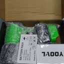 Leaf Blower Cordless, Handheld Leaf Blower with 2 X 4.0Ah Battery and Charger, 6 Speed Modes, Lightweight Blowers for Lawn Care, Patio, Yard, Dust,Blowing Leaves,Snow (Green)