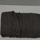 PHF 100% Cotton Waffle Body Pillowcase with Zipper, 1 Pack 20" x 54" Soft Skin-Friendly Pillow Sham, No Filling, Aesthetic Woven and Breathable Waffle Weave Body Pillow Cover for Bed, Charcoal Grey