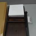 MyGift Paper Towel Holder with Napkin Holder and 3 Spice Shakers, Rustic Burnt Solid Wood and Industrial Matte Black Metal Paper Towel Roll Dispenser, Farmhouse Kitchen Stoage