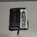 SEYMAC Case for iPad 6th/5th Generation 9.7 Inch, Full-Body Shockproof Heavy Duty Protective Case with Screen Protector, Rotating Stand/Hand/Shoulder Strap for iPad Air 2/ Pro 9.7, Black