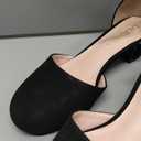 Girls Dress Shoes Closed Toe Chunky High Heels Ankle Strap Wedding Party Pump Shoes,