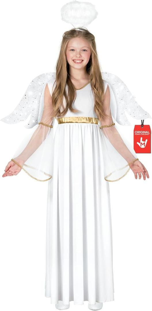 Morph Angel Costume For Girls, Girls Angel Costume, Angels Costumes For Kids, Kids Angels Costumes (Small)