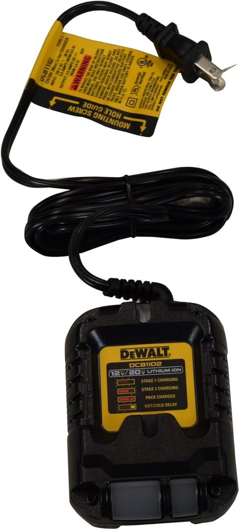 DeWalt DCB1102 12V/20V Max Lithium-Ion 2 Amp Multi-Volt Charger