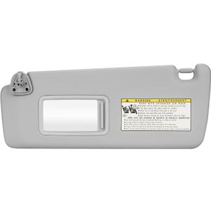 Left Driver Side Sun Visor Gray Fit for Toyota Highlander 2004-2007