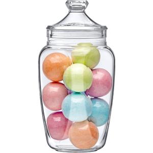 Amazing Abby - Eleanor - Plastic Bathroom Canister (60 oz), Acrylic Apothecary Jar for Vanity, BPA-Free and Shatter-Proof, Great for Bath Sponges and Shower Balls (NOT Glass) Amazing Abby - Eleanor - Plastic Bathroom Canister (60 oz), Acrylic Apothecary Jar for Vanity, BPA-Free and Shatter-Proof, Great for Bath Sponges and Shower Balls (NOT Glass)