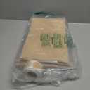 100 Pack Large Paper Bread Bags for Homemade Bread Sourdough Bags 14" x 8.3" x 3.5" with Tin Tie Tab Lock Clear Front Window Bakery Bag Packaging Cookie Bag with Label Seal Stickers
