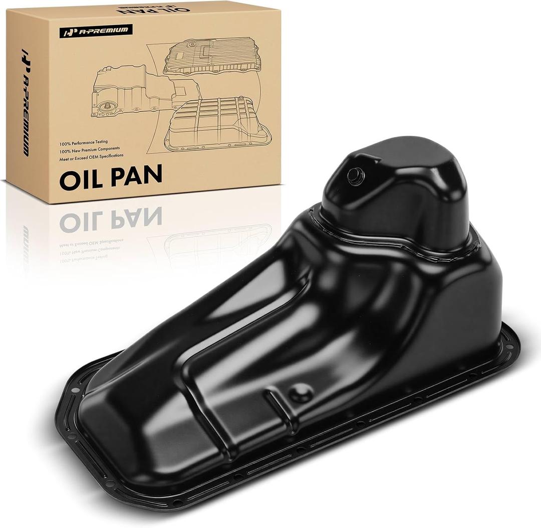 A-Premium Engine Oil Pan Sump with Drain Plug | Compatible with Toyota 4Runner 1996-2000, Tacoma 1995-2004, 2.7L Gas, Reliable Oil Storage, Perfect Seal