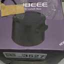 33oz Electric Lunch Box, 100W Portable Food Warmer Heater, 12V/24V/110V 3-in-1 Lunch Warmer Portable for Work/Office/Car/Travel, Warming Soup & Meal, Spill-Free, Men & Women's Gifts (Black)