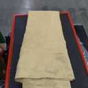 Smiry Rectangle Thanksgiving Tablecloth, 60x84 Inch Fall Waterproof Damask Table Cloth, Autumn Leaves Fabric Jacquard Table Covers for Harvest Parties, and Holiday Dinner, Gold