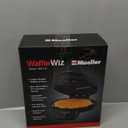 Mueller Heart 5 Waffle Maker, Waffle Iron, Adjustable Browning Control & Nonstick, Cool Touch Handle, Easy to Clean, Small Kitchen Appliances