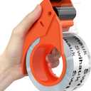 Swihauk 1.88 in x 66.6 YDs Heavy Duty Packing Tape with Dispenser, Strong & Durable Shipping Tape, Packaging Tape, Clear Package Tape for Shipping Moving Storage and Mailing, 1 Roll + 1 Dispenser