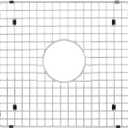 BLANCO 236783 Stainless Steel Sink Grid (Precis 1-3/4 Right) Accessory, Measures 15.25" L X 13.69" W X 1.85" H