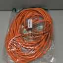 Outdoor Extension Cord 50 FT Waterproof, 16/3 Gauge Heavy Duty 3 Prong Extension Cord, 13A 1625W SJTW, ETL Listed, Great for Garden and Home, Orange