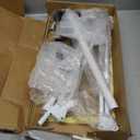 Adjustable Embroidery Hoops Stand for Hand Work,Cross Stitch Frame with 360 Rotation, Embroidery Desktop Stand Suitable for Embroidery Kit,3-in-1 Hoop/Tablet/Phone Holder Floor&Desktop StandWhite