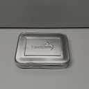 LunchBots Large Trio Stainless Steel Lunch Container -Three Section Design for Sandwich and Two Sides - Metal Bento Lunch Box - Eco-Friendly - Stainless Lid - Staineless Steel