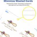 Avery Clean Edge Printable Business Cards with Sure Feed Technology, 2" x 3.5", White, 200 Blank Cards for Laser Printers (5871)