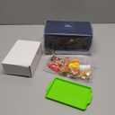 Kids Microwave Toy with Light and Sound, Realistic Toy Kitchen Appliances, Play Kitchen Accessories and Play Food for Toddlers 3 Year Old Up Girls Boys, Blue