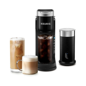 Keurig K-Café Barista Bar Single Serve Coffee Maker and Frother, with 3 Brew Sizes, Hot and Cold Coffee Capabilities, 2oz Coffee Shot Button, Black
